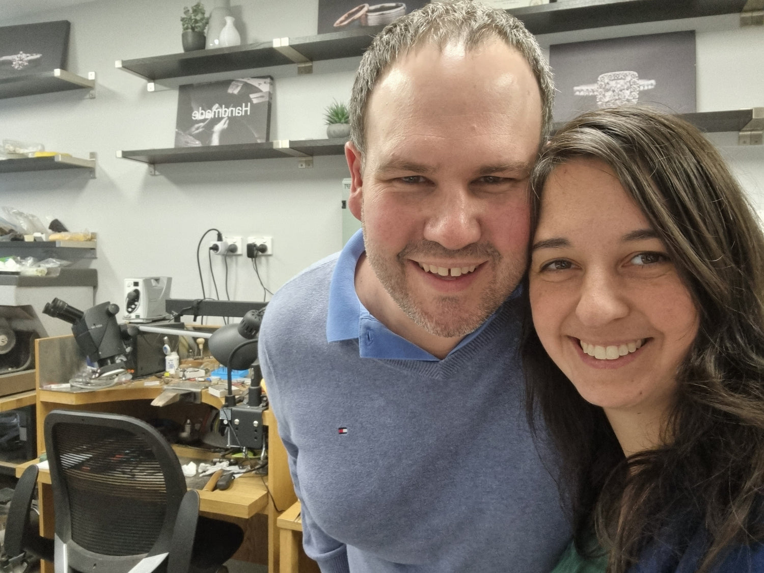 Matthew and LIz of Quin and Fern Jewellery